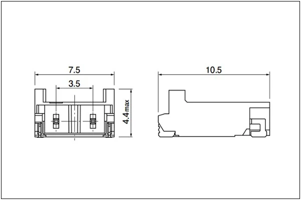 JST BD Connectors 3.5mm Pitch 2Pin Connector for Powering LCD Backlights Wire to Board Wiring Harness Assembly