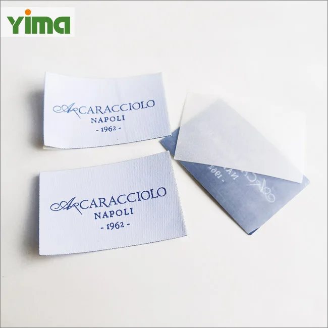 Custom Private Woven Garment Printed Clothing Labels Fashion Factory Pull Out Satin Tags For Household Products