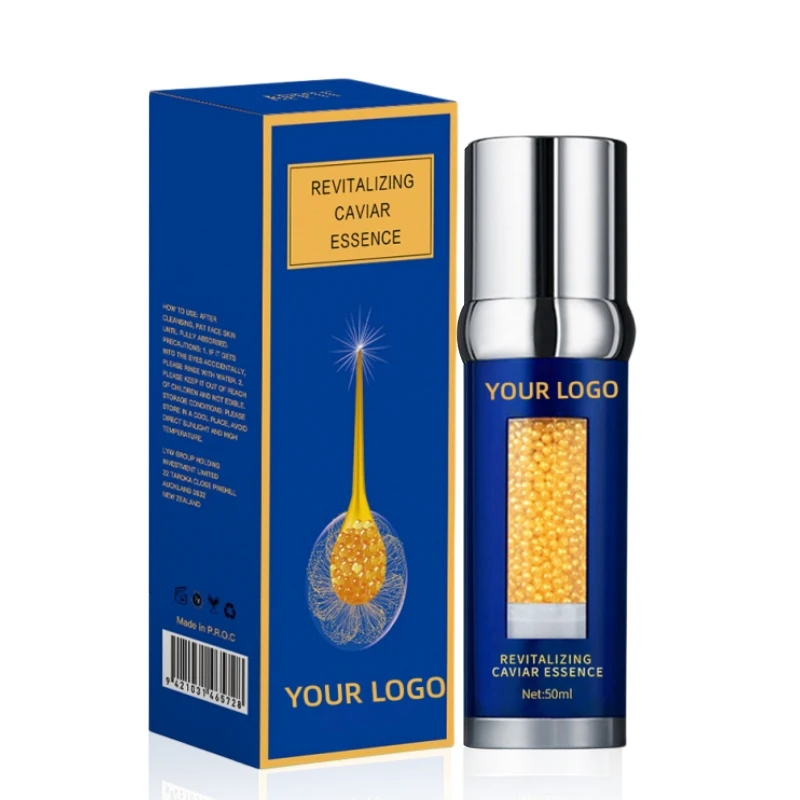 OEM/ODM Skincare Moisturizing Cream Whitening Repair Anti Wrinkle and Anti Aging Serum 24k Hyaluronic Acid Caviar Facial Serum