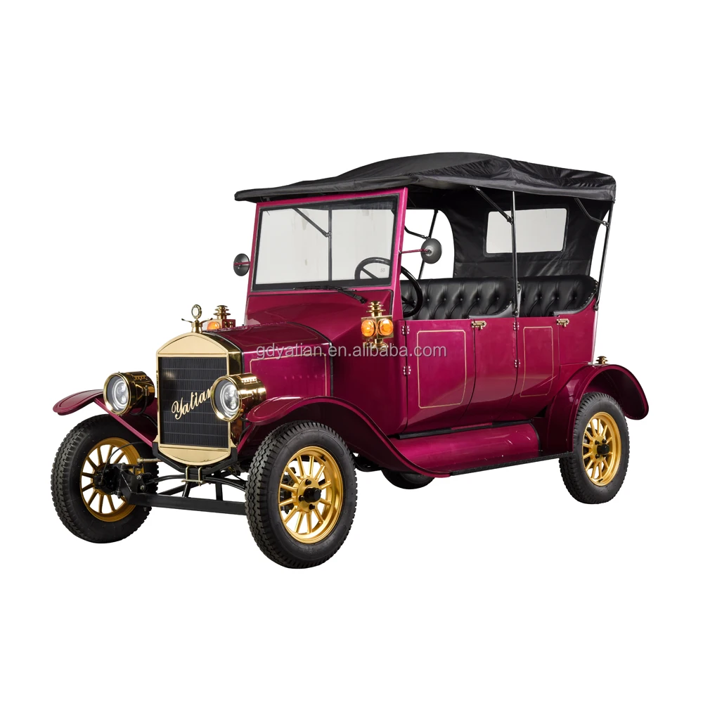Deposit Classic Electric 4-Seater Vintage Car for Sale in USA  Classic Design with Lithium Battery and 3 Years Warranty