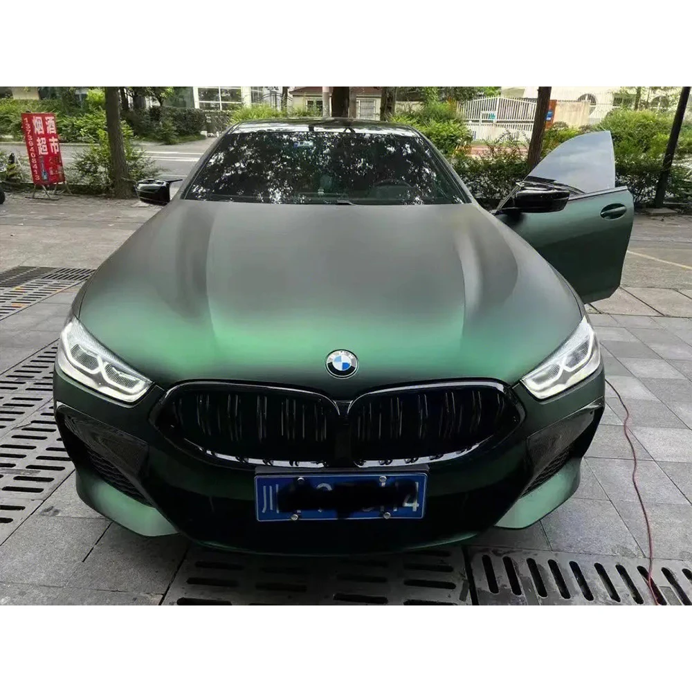 Air Release Bubbles Poison Green  Wrap  Car Vinyl Wrap For Car Decoration 1.52*17m