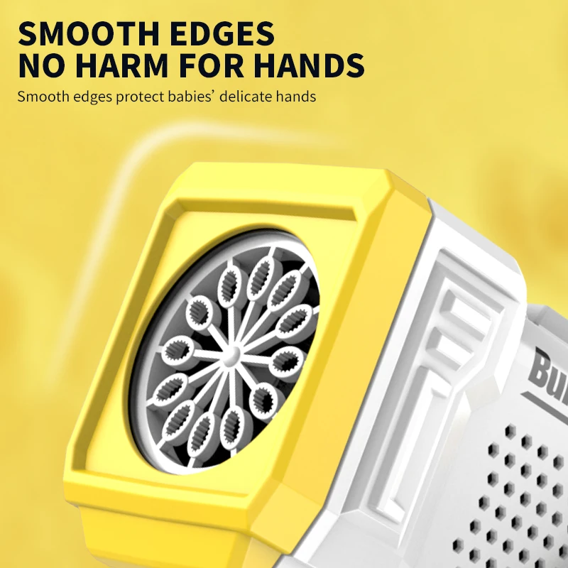 Summer Outdoor Blowing Bracelet Bubble  Gun Toy With Led Light For Kids