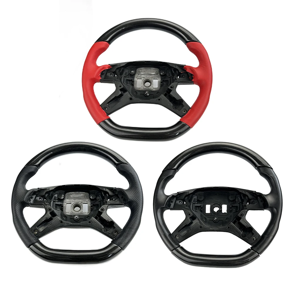 Light Weight 3K Twill Glossy Carbon Fiber Racing Car Steering Wheel