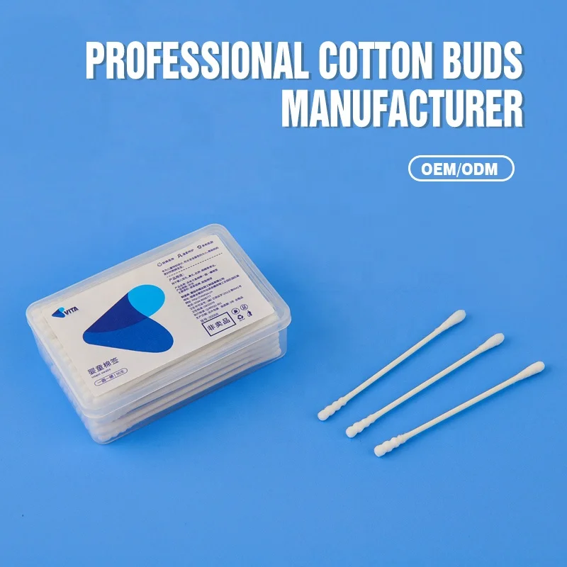 Factory biodegradable bamboo ear cotton buds,disposable q-tips cotton swabs cotton swabs bamboo sticks