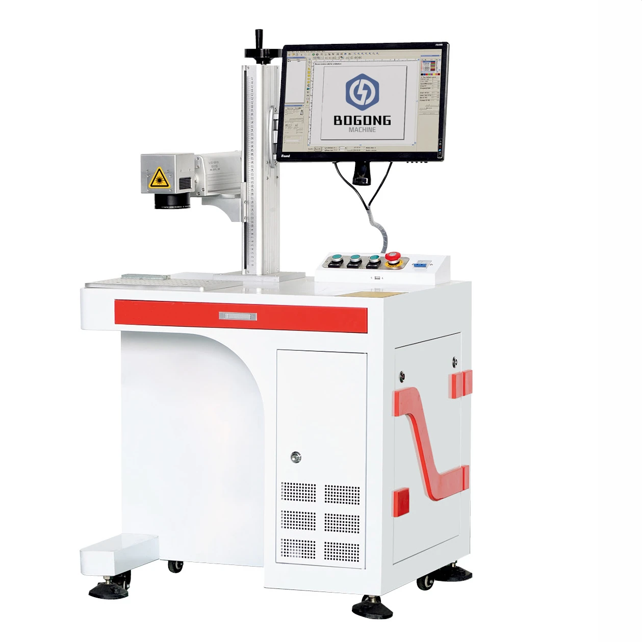 Bogong hot sales 60W Mopa laser engraving machine maquina de grabado laser para joyeria