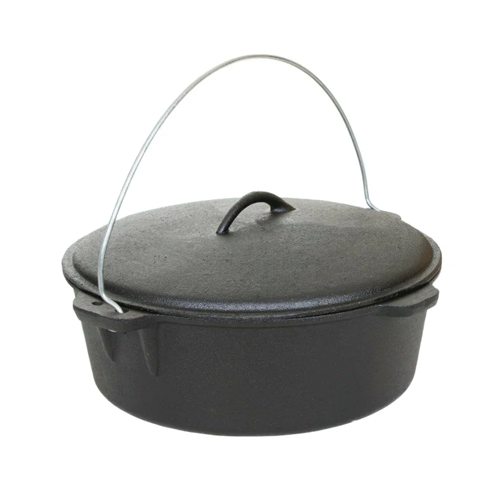 12QT cast iron dutch oven factory support