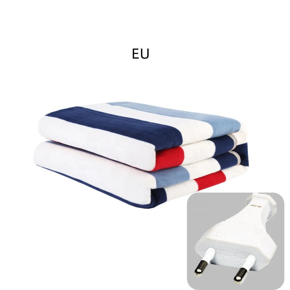 China Supplier Electric Thermal Heating Blanket, Portable Small Electricity King Size Pad Throw Electric Heater Blanket