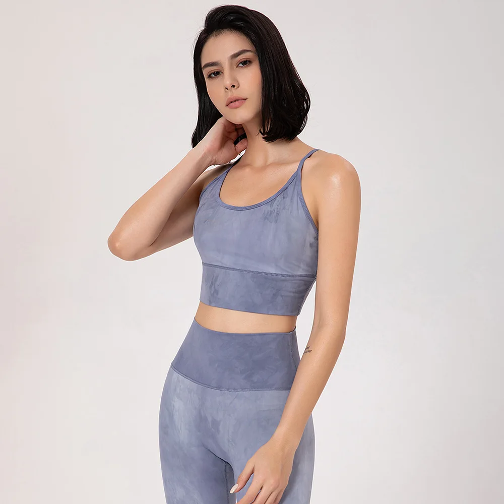 Hot  High waist  athletic wear Tie dye