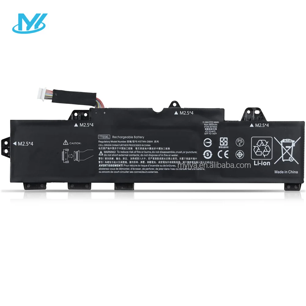 MYiYAE Tt03xl Laptop Battery For Hp Elitebook 755 850 G5 G6 Zbook 15u G5 G6 Hstnn-db8k 932824-2c1 Lithium Ion Notebook Battery