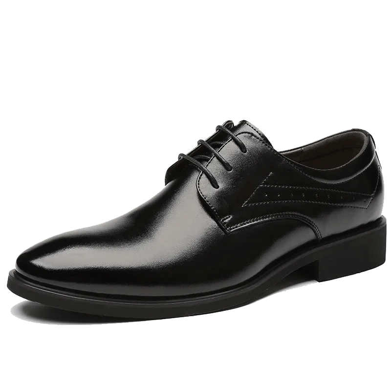 
Black Men Genuine Leather Dress Shoes Men Leather Office Shoes 