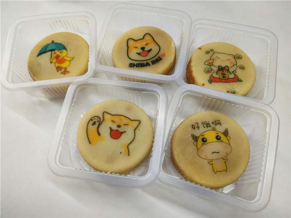 High Speed Stable Wide Format Edible Inkjet Printer Direct To Food Surface Food Grade Digital Printer  Cookie Macaron Printer