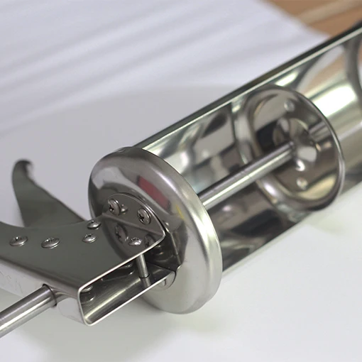 Household kitchen gadgets Standard stainless steel hand squeeze sauce spray gun