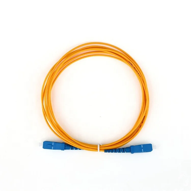  Ftth manufacture sc-sc Simplex желтый Внутренний оптический кабель 3 метра