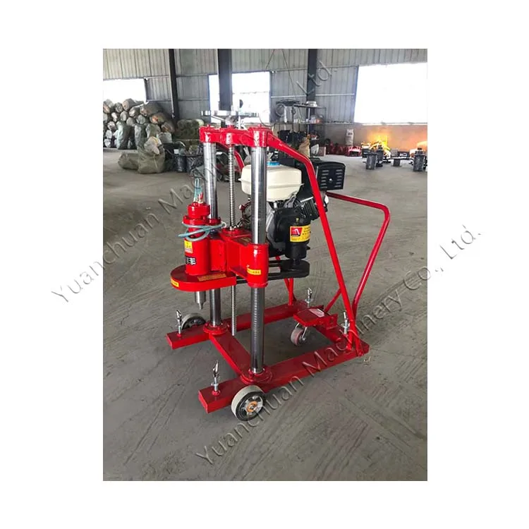 Asphalt Pavement Drilling Machine Concrete Road Drilling Machine Diesel Hand Push Core Drilling Machine