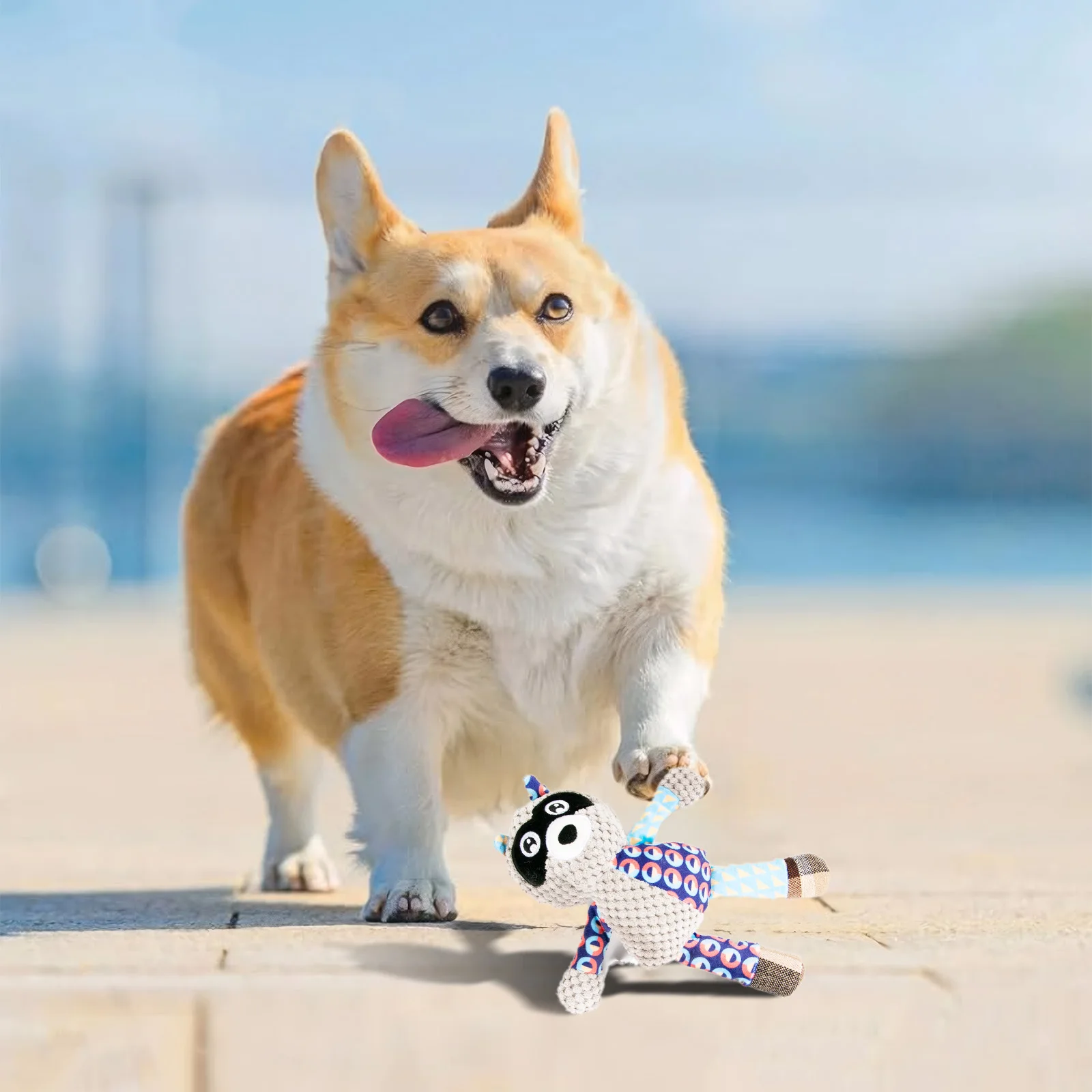 2025 High Quality Eco-Friendly Pet Plush Toys Durable Animal Monster Type Puzzle Interactive Dog Play Toys
