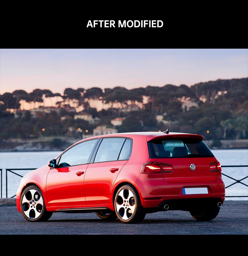 VLAND Manufacturer LED Taillights Rear Lamp 2010-2014 mk6 golf r20 gtd gti style Tail Light For Volkswagen VW Golf 6 Auto Lamps