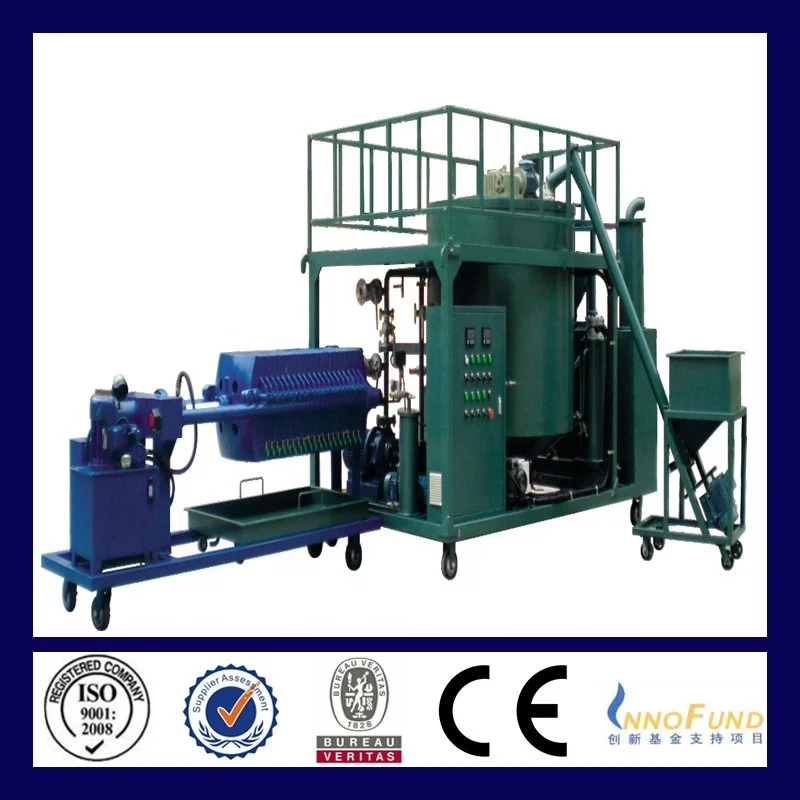 Used Car Oil Recycling Machine Black Engine Oil Regeneration Purification/Black Oil Filtration Machine