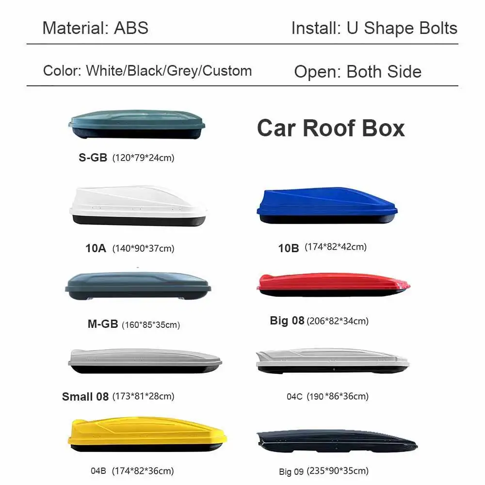 SUV Universal Roof Rack Luggage Cargo Carrier Storage Car RoofBox Camping ABS Roof Mounted Roof Boxes