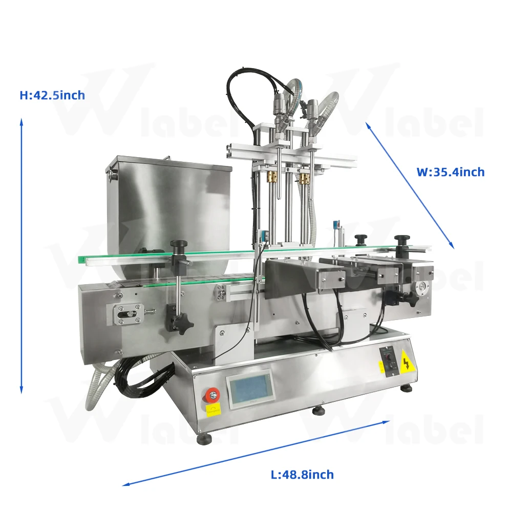 hot sales Vodka peanut butter water bottle double black soy sauce syrup oral liquid filling machine