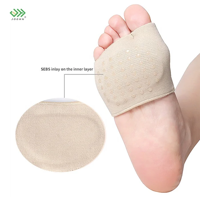 JOGHN Relieve Pain Silicone Heel Pressure Shoe Plantar Fasciitis Socks Products Diabetic Foot Care anti-slip Forefoot Pads