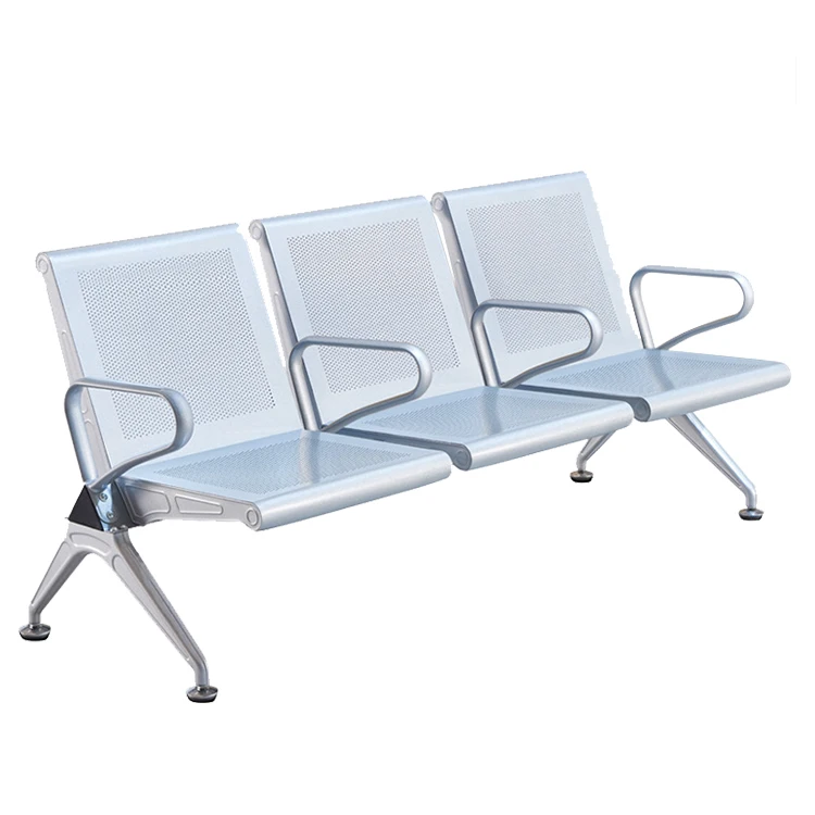 Custom Public Furniture Waiting Room Airport Hospital Waiting Chair Park Steel 3-Seater 4 seat Medical Infusion Waiting Chair
