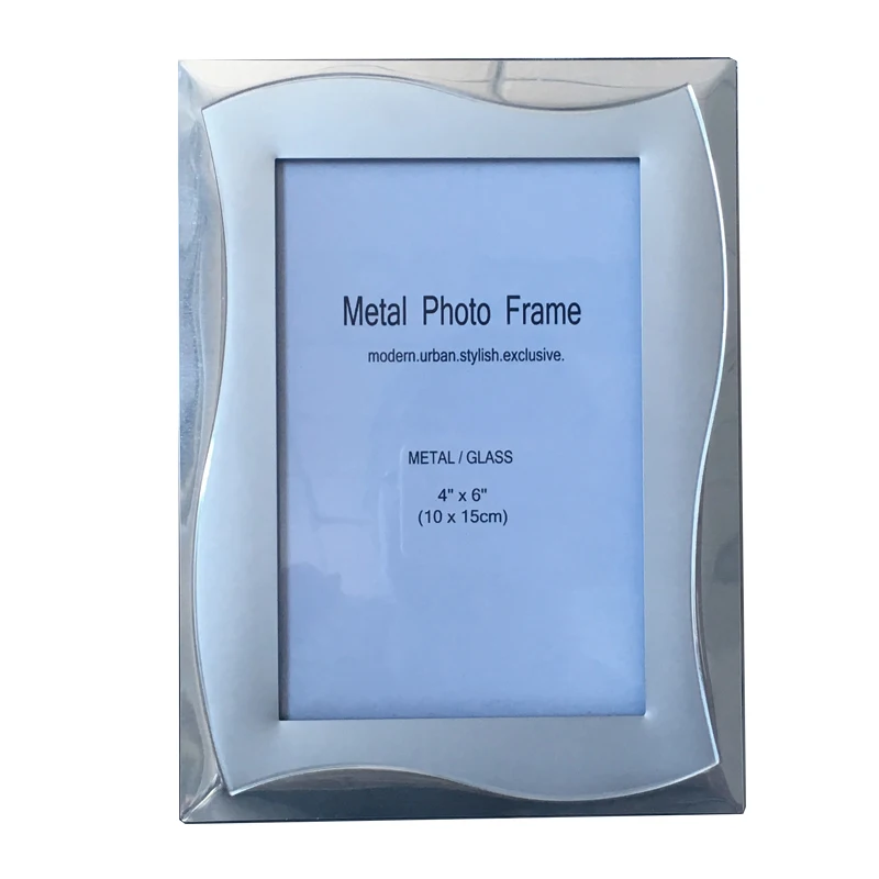 
6X8' Creative and distinctive metal aluminum photograph frame, set up family picture frames wall glass photo frames practical 