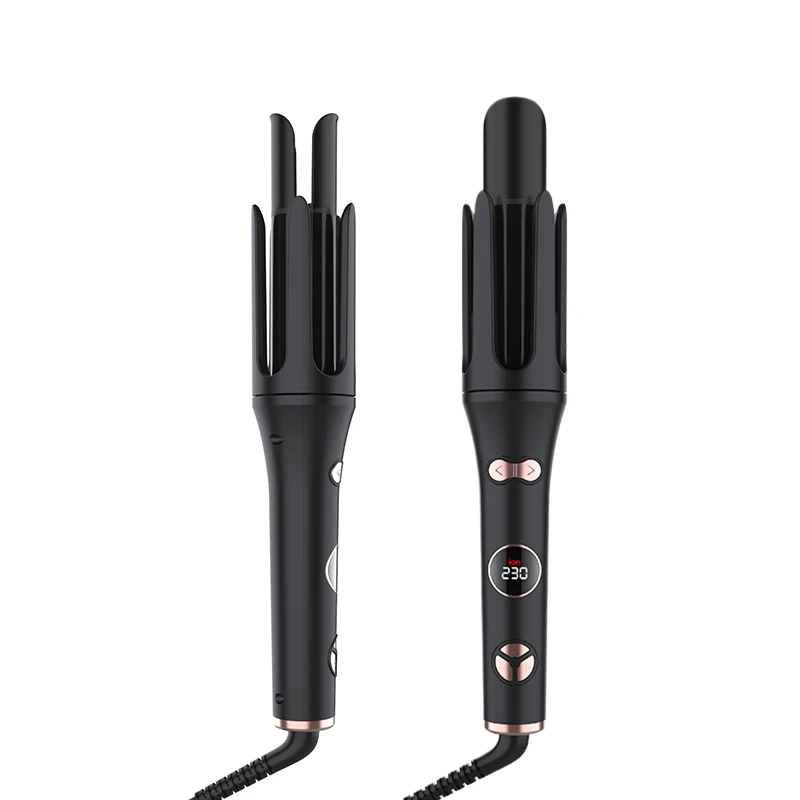 Professional Hair Curler Automatic Hair Curling Iron with Ceramic Ionic Barrel Auto Rotating Hair Curling Wand