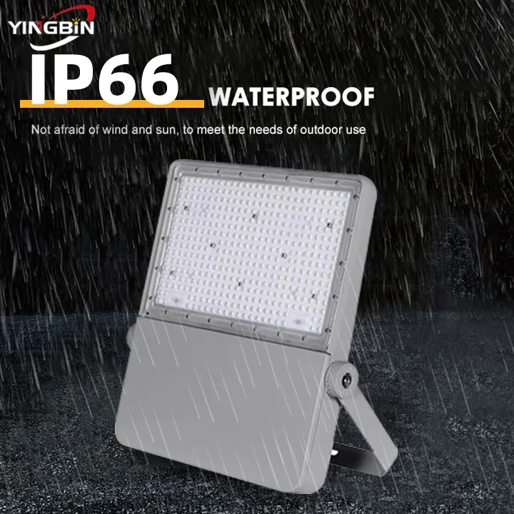 YINGBIN 100w 200w 300w 400w High Lumen football Stadium Lamp tennis count high mast led flood light