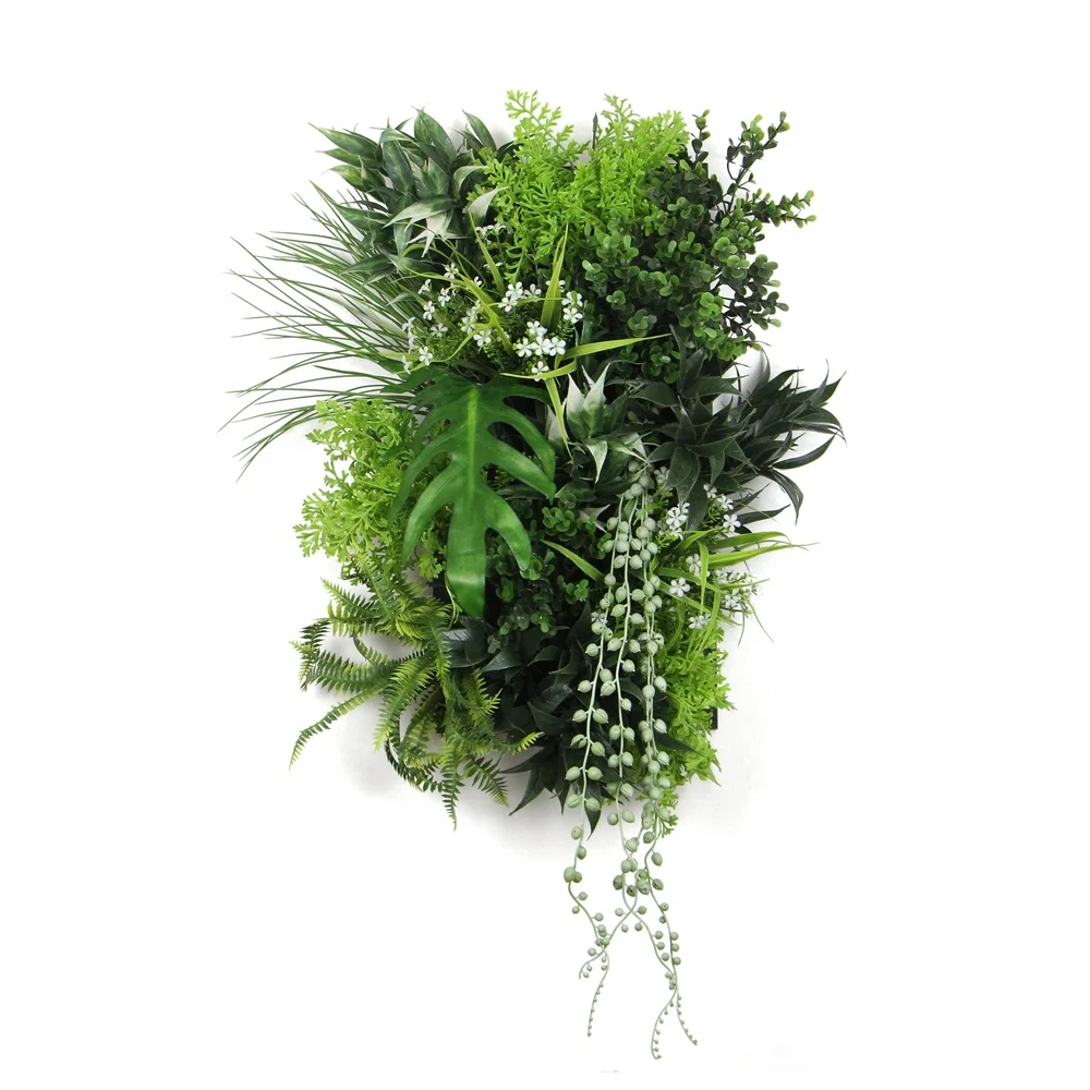 Uland wall plant decoration artificial boxwood hedge green wall plants