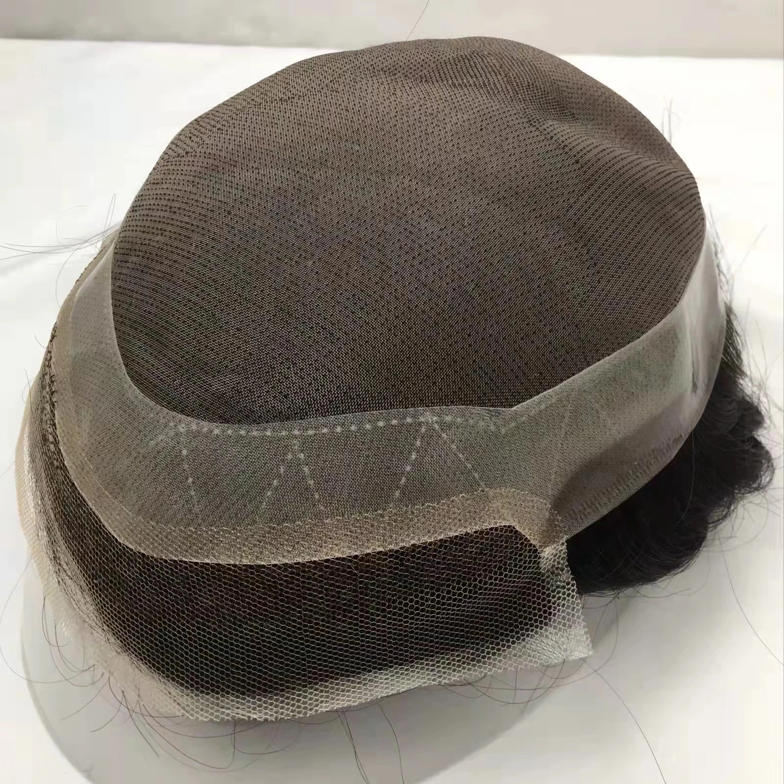 For Man Human Hair Toupee Men Super Skin Man Hair Wig Amara Natural Natural Stock Brazilian Hair Kinky Curly Bundles Top quality