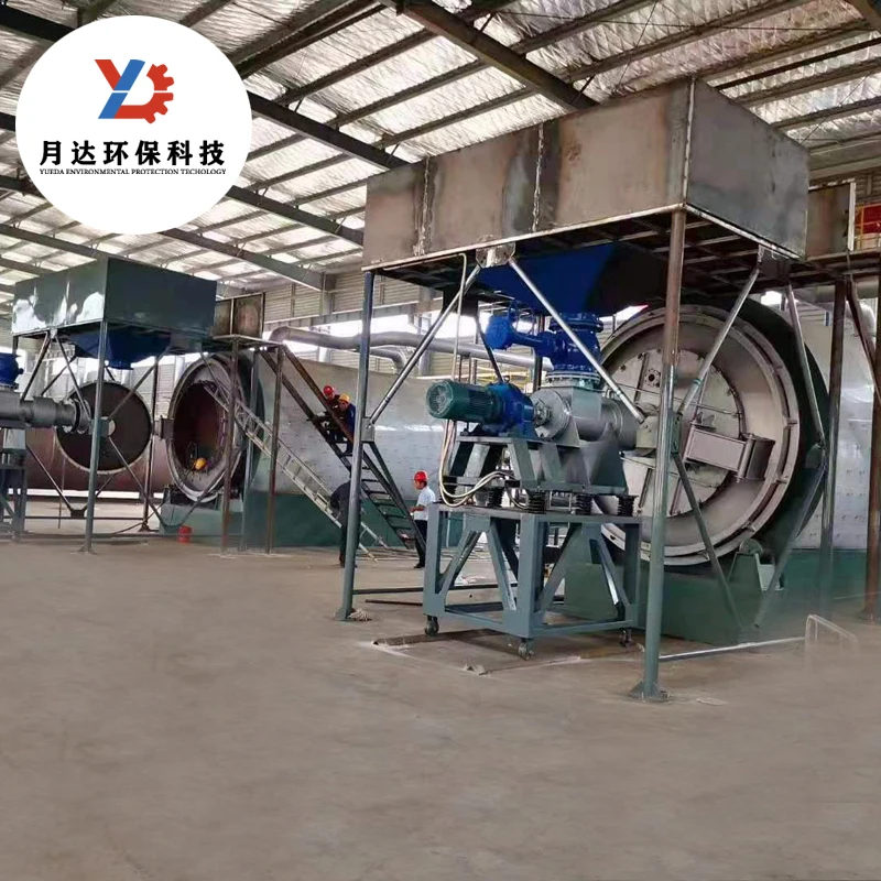 10th new technology High yield tyre rubber pyrolysis plant with auto feeding system and auto discharge system