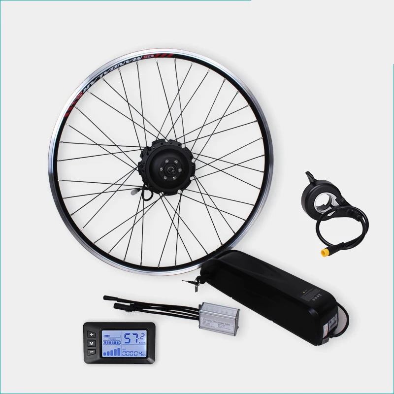 Vtuvia Factory Wholesale Ebike motor 36v 250w 500W 750W  rear wheel e-bike electric bike conversion kit with lithium battery