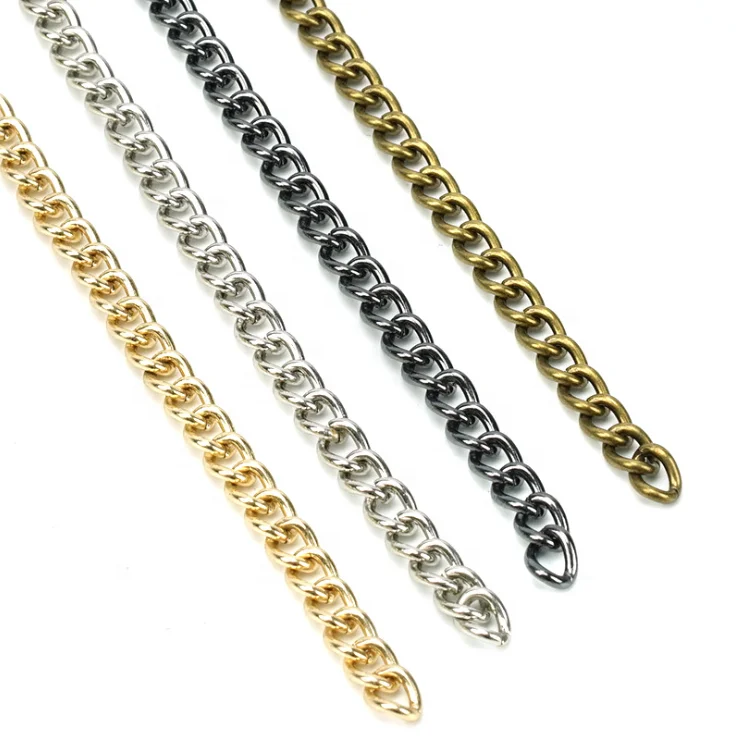 Handbag hardware accessories metal handbag chain luggage aluminum strap chain metal bag chain