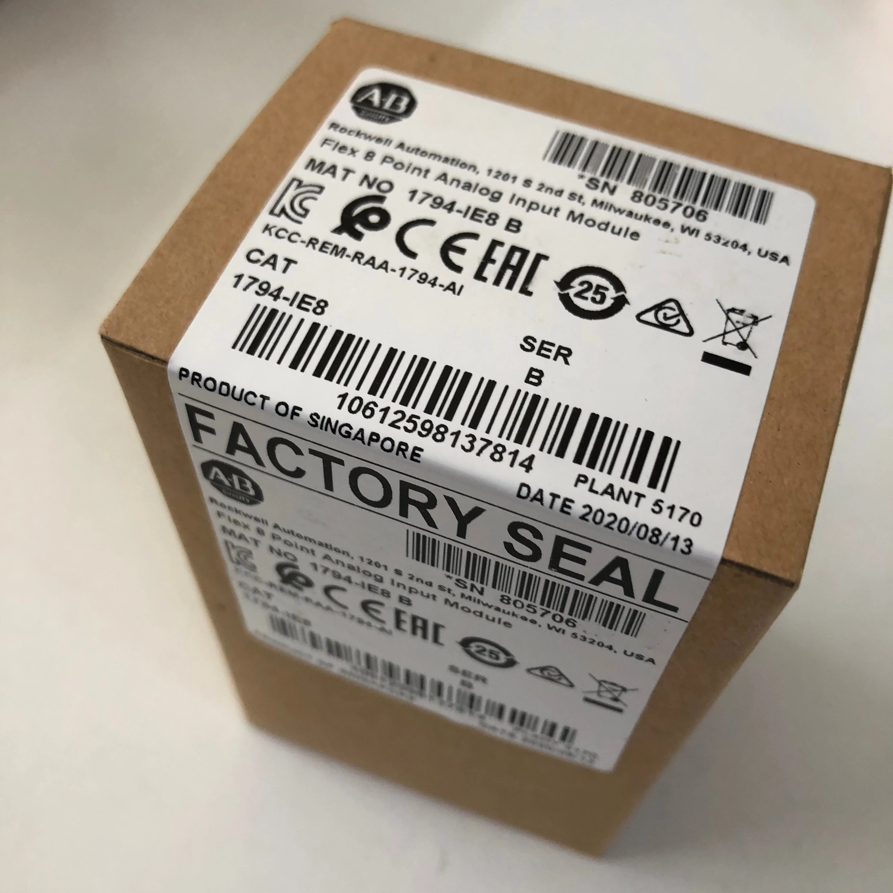 ALLEN BRADLEY 1794-IE8 гибкие входные и выходные аналоговые модули ввода/вывода