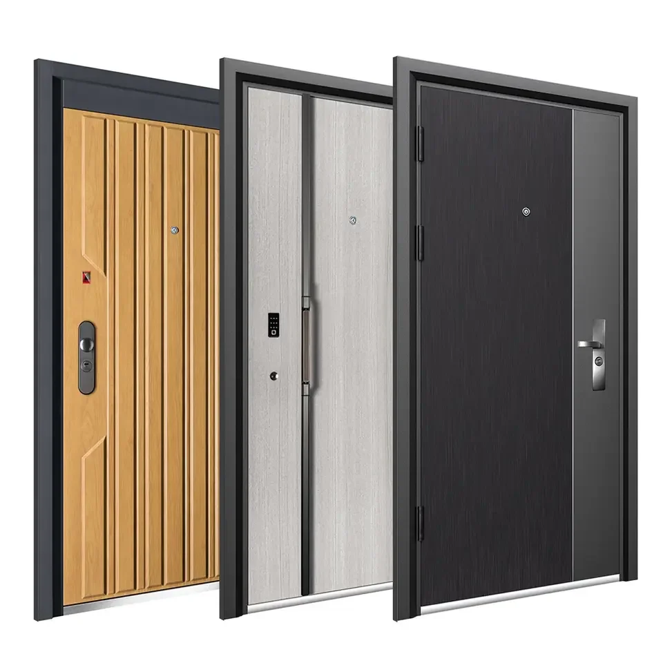 Factory Wholesale Household Anti-theft iron Doors Steel Doors Security Exterior Door