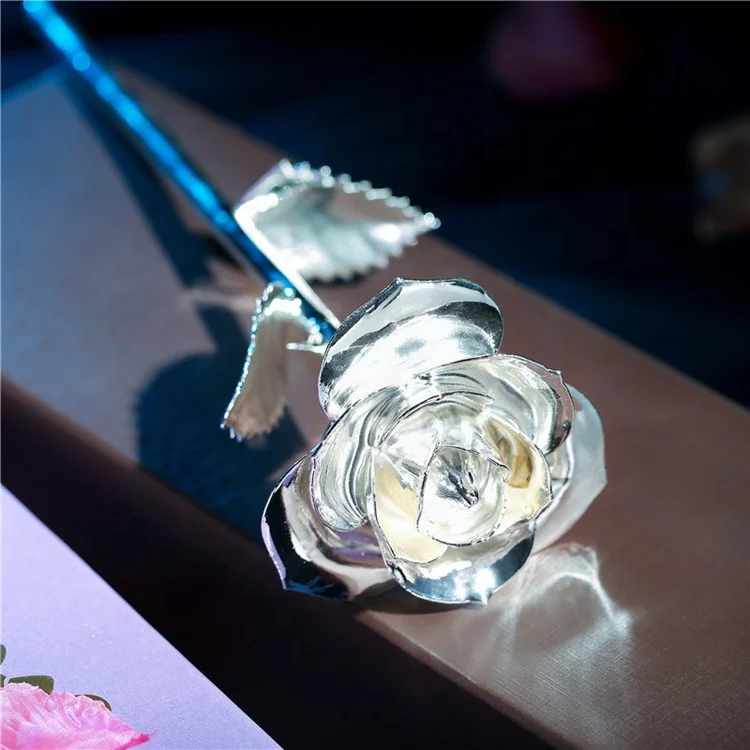 High quality real natural dipped rose flower full gold 24k gold rose for Mother girlfriend and teacher