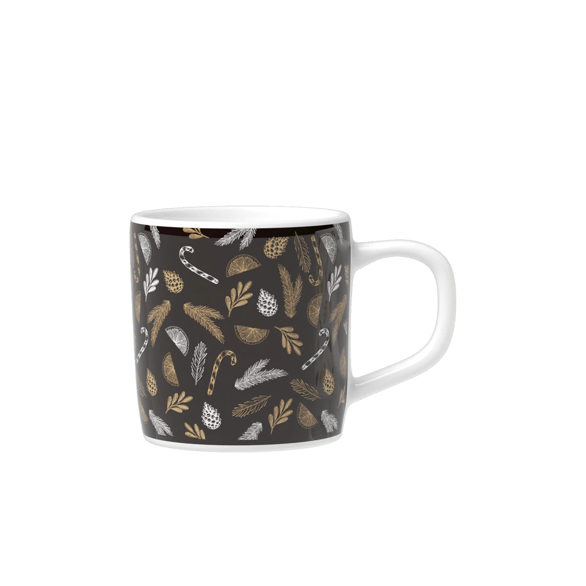 Керамическая кружка с ручной росписью