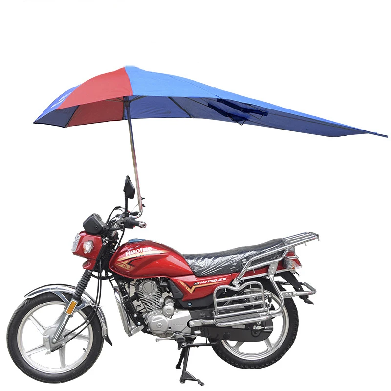 Windproof Electrical Scooter Bicycle Bike Motorbike Motorcycle Umbrella Country Motorcycle Umbrella Manufacturer from China