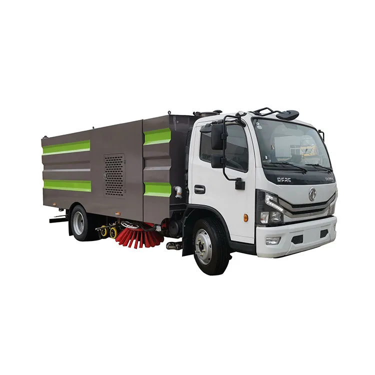 Dongfeng завод производитель 87hp 3800 мм 5000L воды 5000L отходов Емкость бункера из АБС-пластика A/C уличные подметально-уборочную дорожную машину для грузовиков