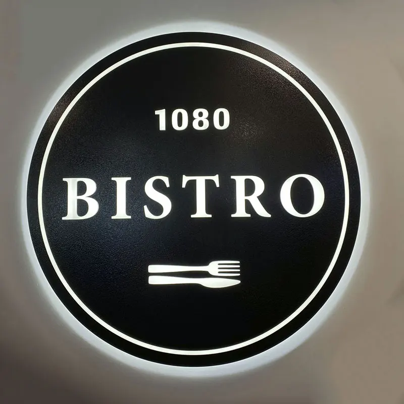 Store Restaurant Led Illuminated Sign Led Light Box Logo Display Advertising Board