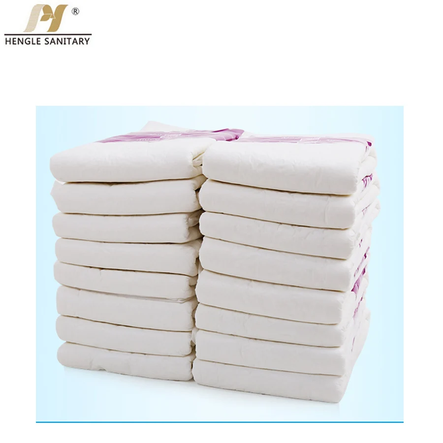 Wholesale disposable adult diapers customized hospital thickened high absorbent adult diapers