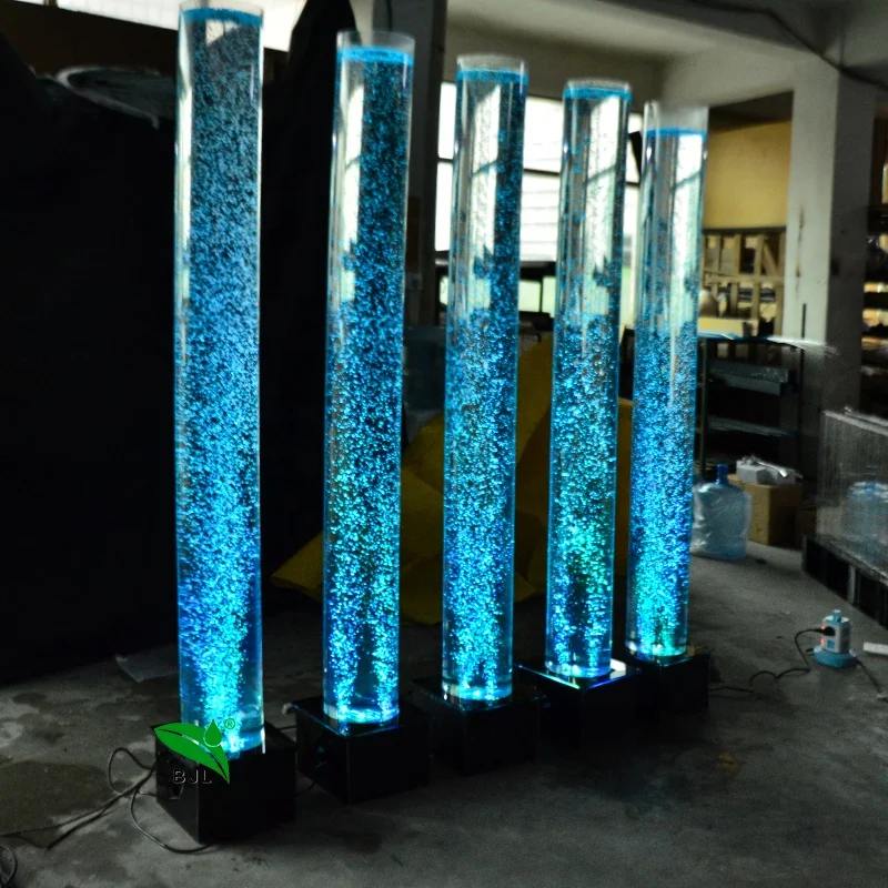 Сенсорный светодиодный акриловый пузырьковый светильник декоративный напольный трубчатый столб свадебное украшение