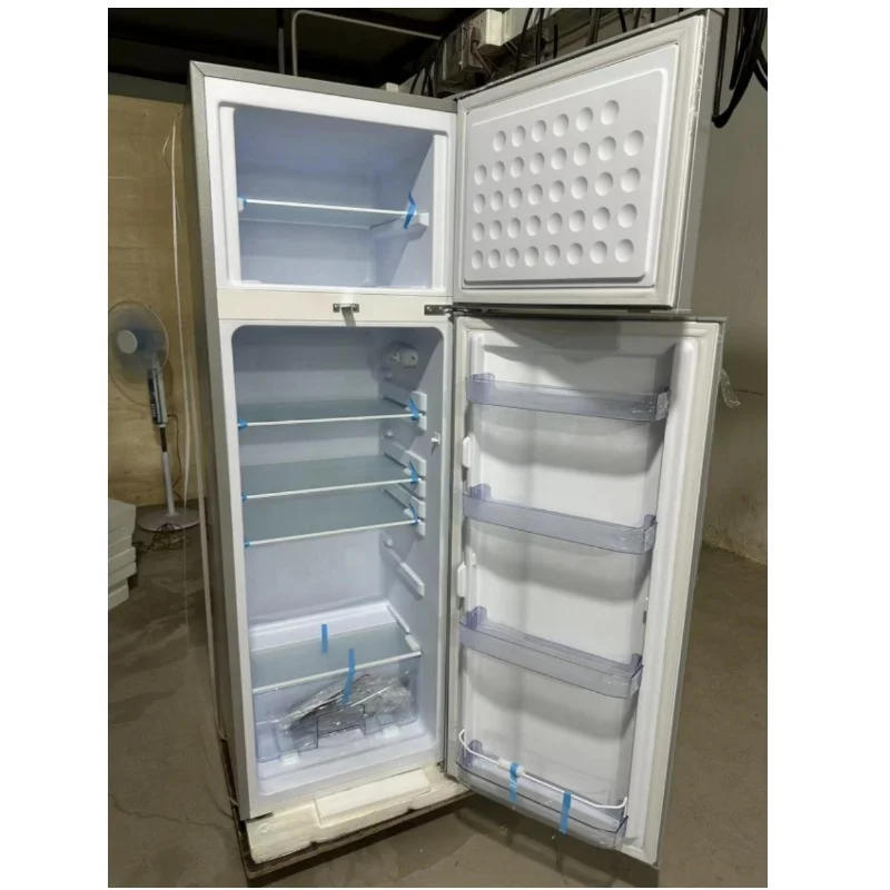 BCD-268 Liter portable top freezer household DC energy solar powered refrigerator