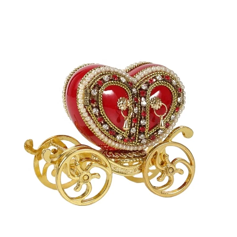 New beautiful high quality egg carving custom jewelry box