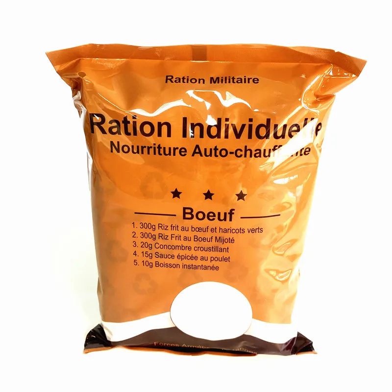 instant rice noodles food ration with beef for outdoor