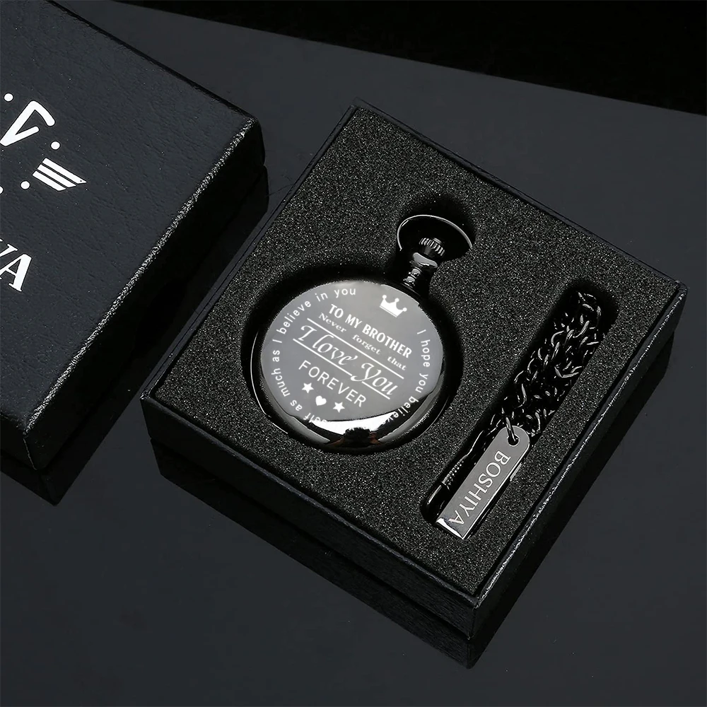 2023 laser custom pocket watches old pocket watch pocket watch chain