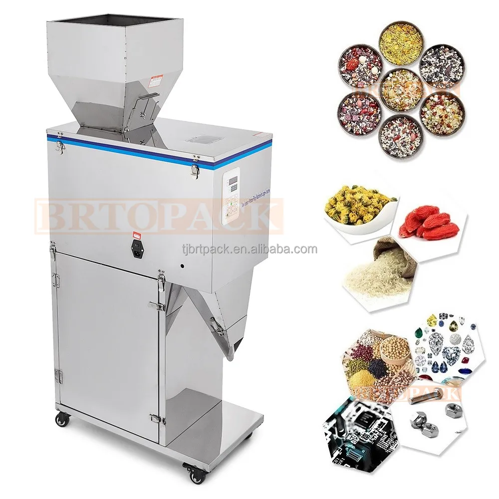 Large Capacity Grain Rice Coffee Potato chips Dispensing packing machine With Big Hopper Powder Grain weighing Filling machine