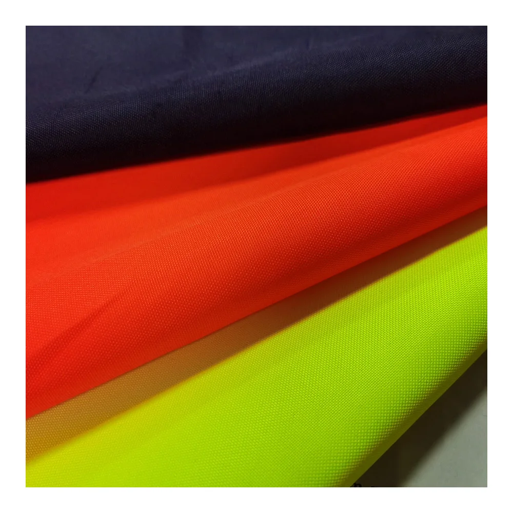 Hot sale fluorescent dryer oxford woven pe coated 100% polyester fabric for tent raincoat