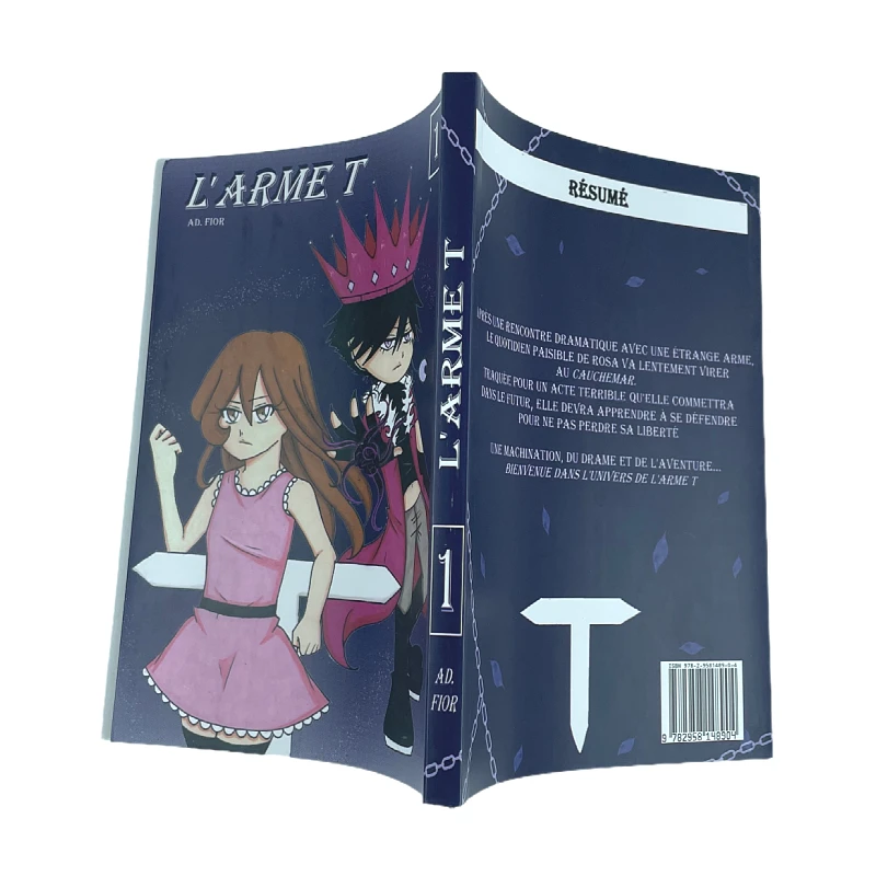 High Quality Comic Book Manga Book Print for Teenagers Paper & Paperboard,paper & Paperboard Soft Cover CYMK and Pantone CN;FUJ