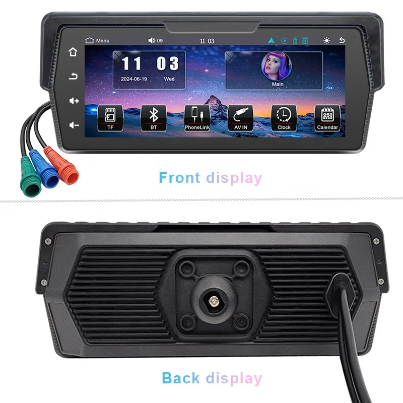 Wholesale new 6.86-inch motorcycle portable navigation display supports Android system